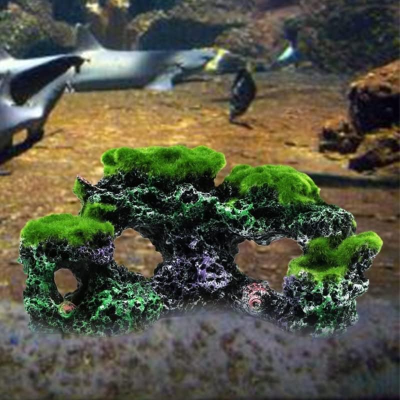 אקווריום מלאכותי מוס אלמוגים שונית דגי טנק מסלעת נוף שרף קישוטי קישוטים