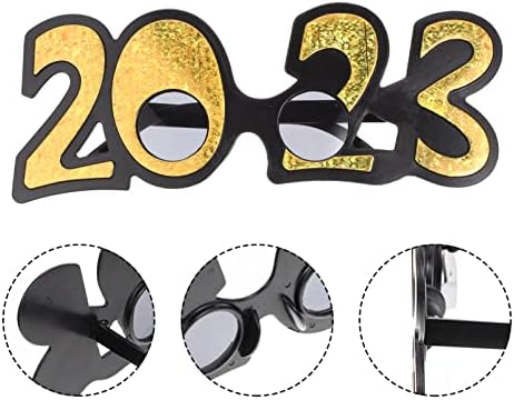 Pretyzoom 2023 משקפי ראייה 2023 מספר משקפיים משקפי שמש למשקפי ראייה לשנת 2023 אספקת מסיבת ערב השנה החדשה אבזרי צילום 4 יחידות